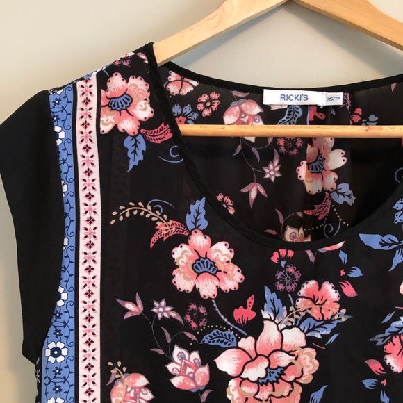 Cleo floral sleeveless blouse - Picture 3 of 4